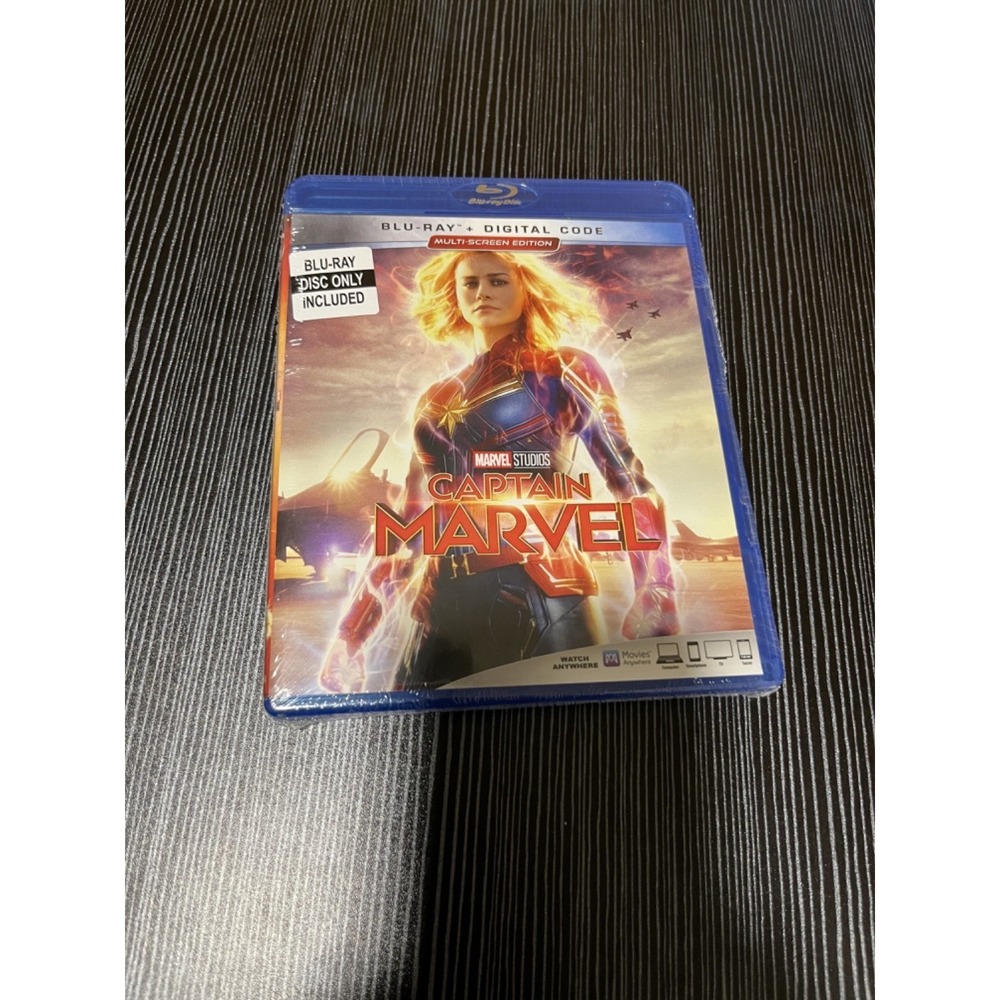 Captain Marvel (Blu-ray, 2019) and digital code